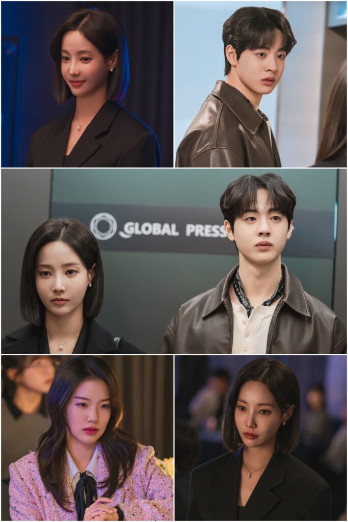 Yeonwoo And Kim Hyun Jin Share Awkwardly Tense First Encounter In “Love Phobia”