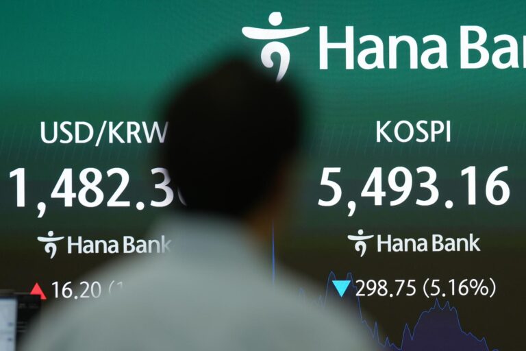 Asian shares tumble, as war with Iran widens and oil surges higher