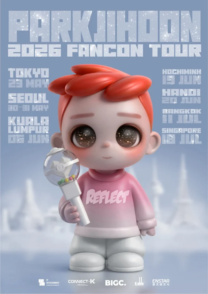 Park Ji Hoon Announces Stops For 2026 Asia Fan-Con Tour “RE:FLECT”